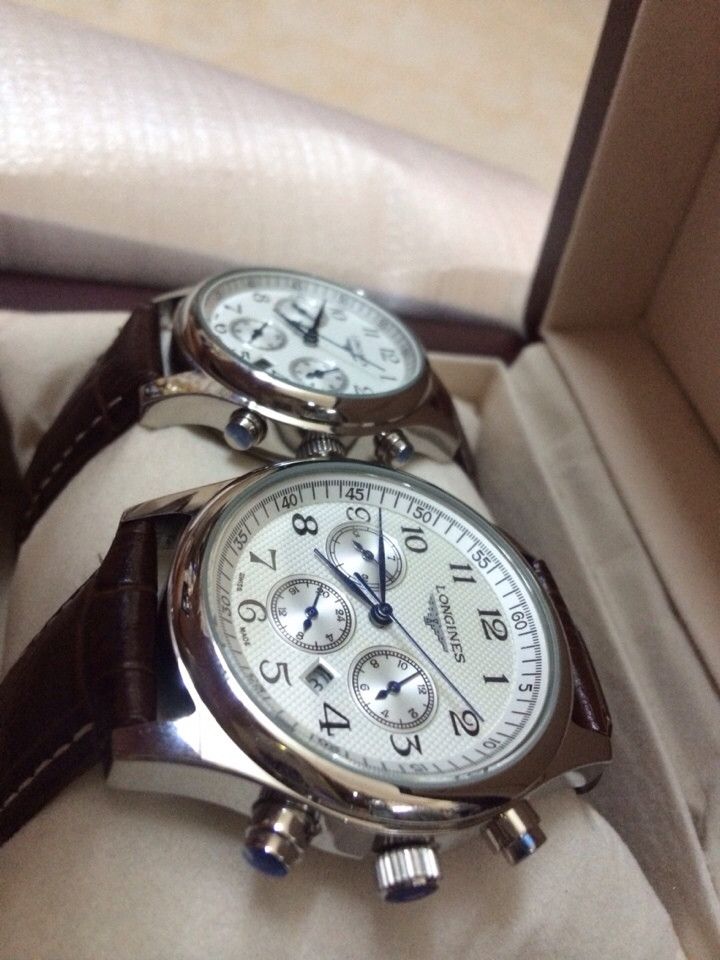1 Cặp LONGINES Nam Nữ full box cực đẹp! Và nhiều mẫu Nam Nữ khác ( máy Nhật ) , thép - 2