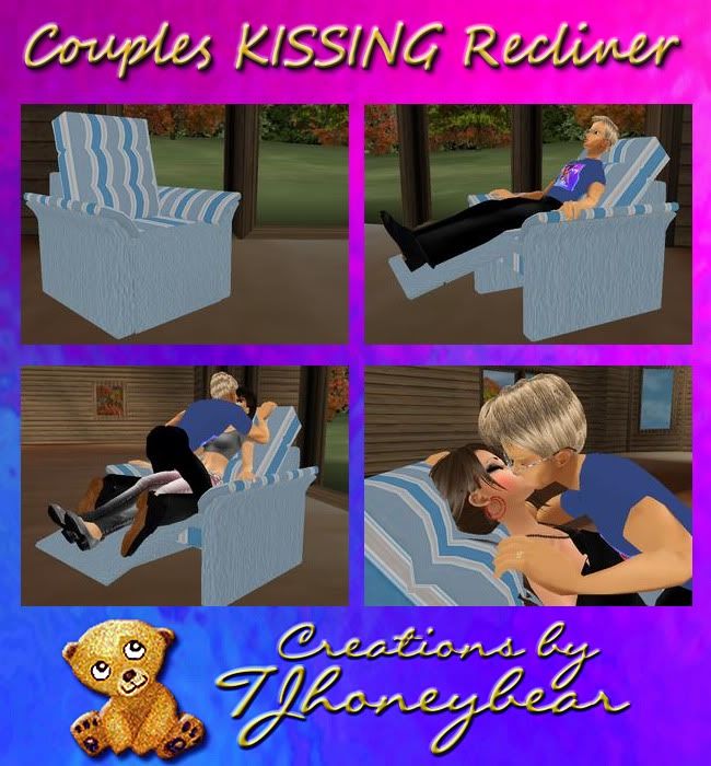 Couple Kissing Recliner 2