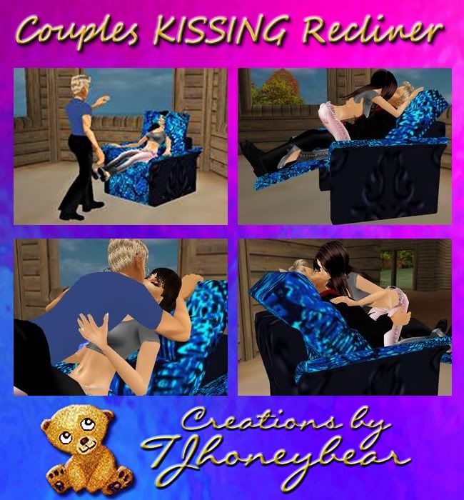 Couple Kissing Recliner