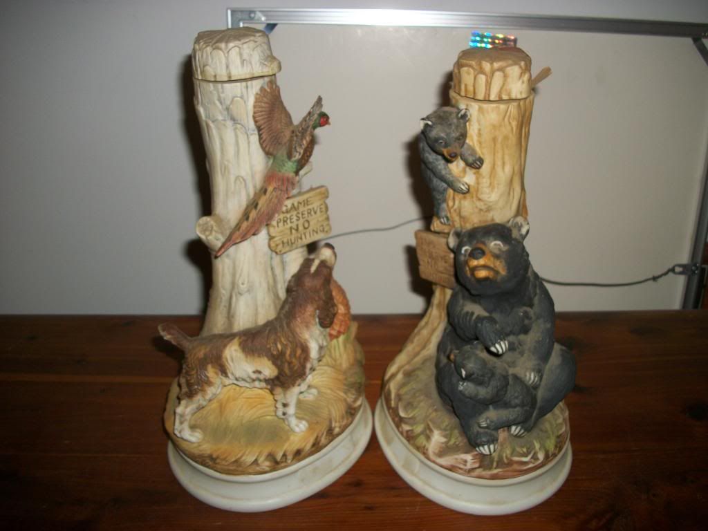 2 Hunting Decanters for sale. New Jersey Hunters