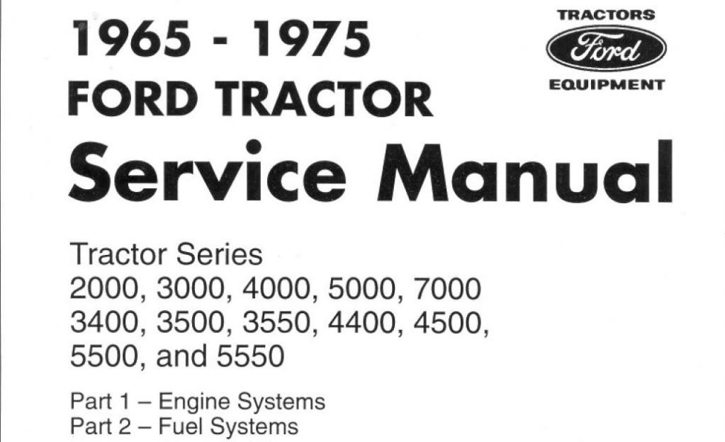 Ford Tractor Service Manual 2000 3000 4000 5000 7000 3400