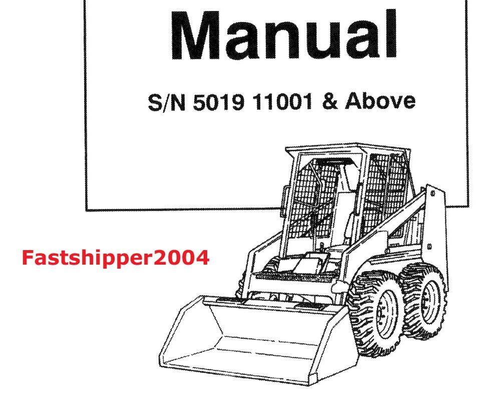 Bobcat 743 Skid Steer Loader SERVICE Manual PARTS & OPERATOR 3