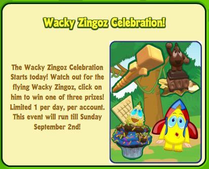 Wacky Zingoz Celebration has started in Asia!