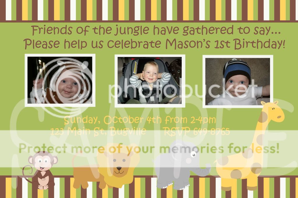   theme photo invitations that you print or have sent to your photo lab