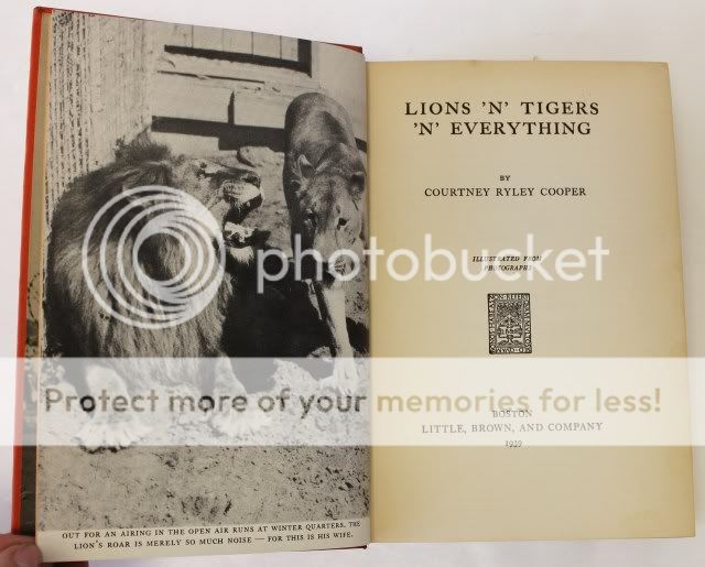 CIRCUS BOOK LIONS N TIGERS N EVERYTHING, COOPER 39  