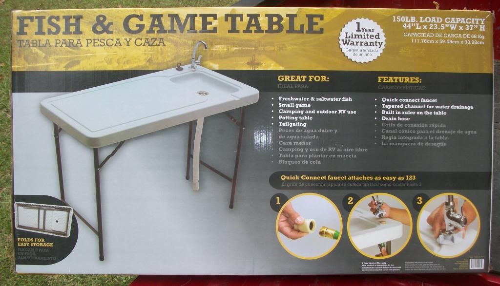 Fish & Game processing table ..NEW!!...(PICS)