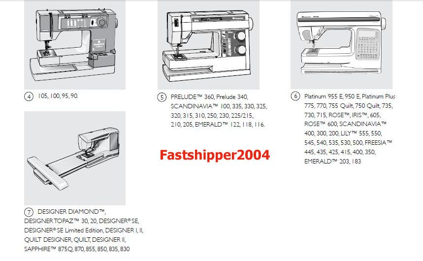 Husqvarna Viking Platinum 750 Quilt Manual