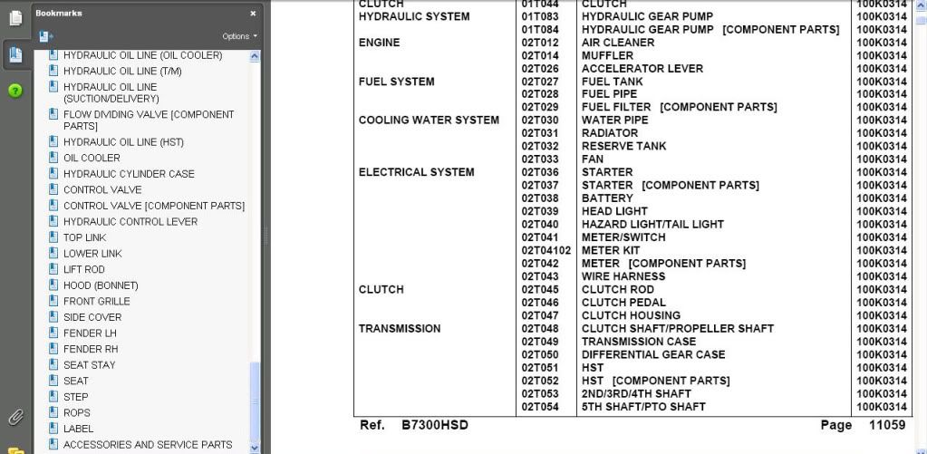 Kubota Tractors Manuals Parts T1760 T1870 TG1860 GCK40T RCK40LTBT