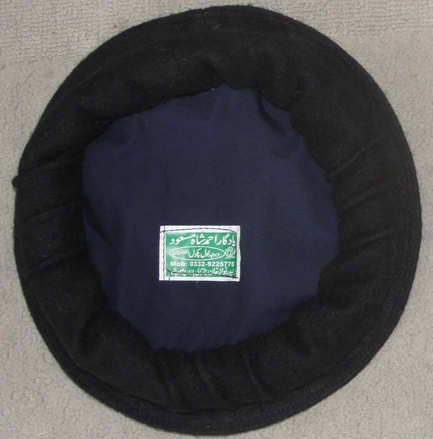 Pakol Hat Warm Winter Wool Top Beret Ahmad Shah Massoud Army