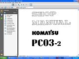 KOMATSU PC MRX PC25 PC27 PC30 PC35 PC40 PC50 OP OPERATION SHOP SERVICE 